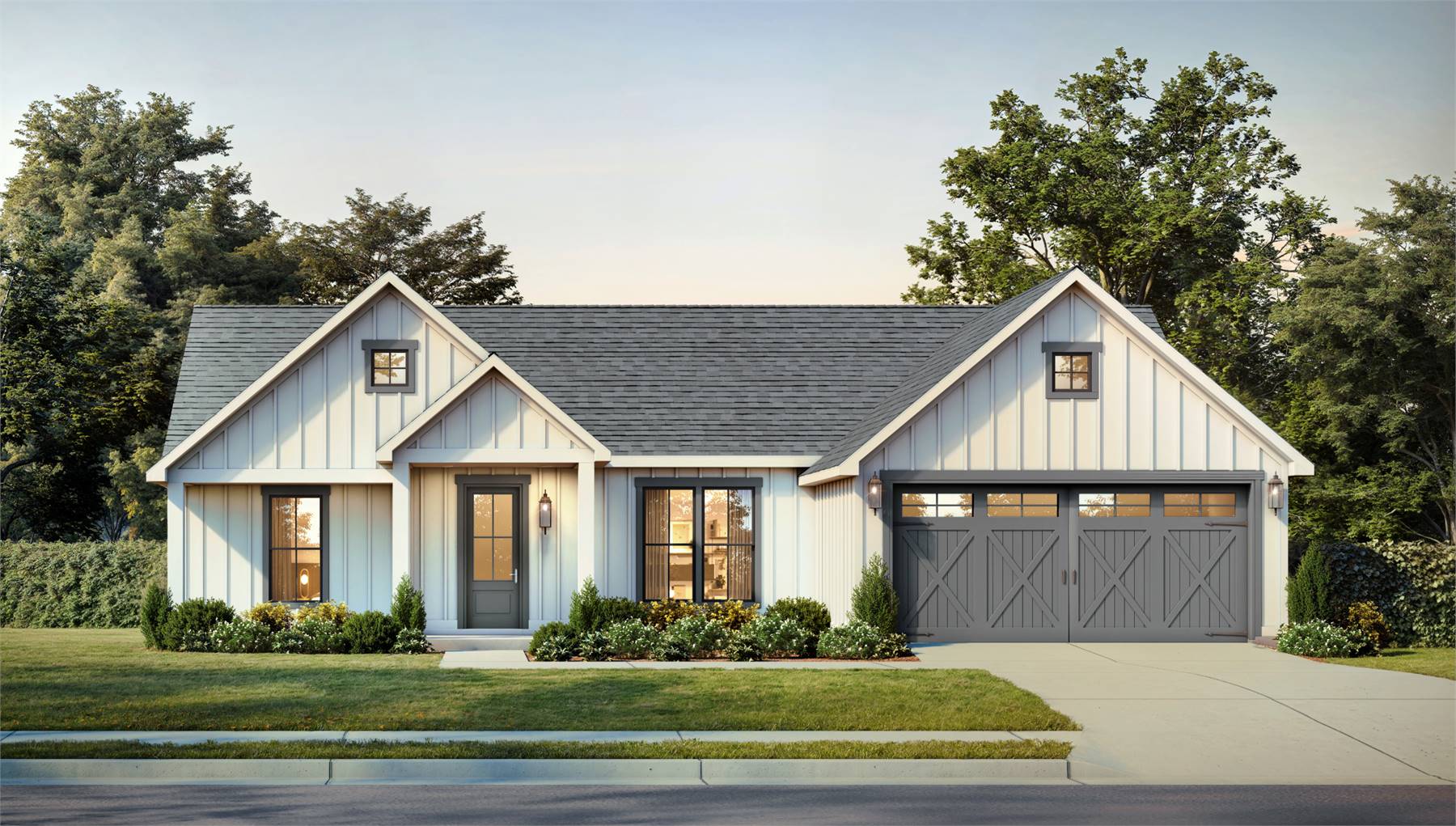 Charming One Story Farmhouse with Welcoming Exterior