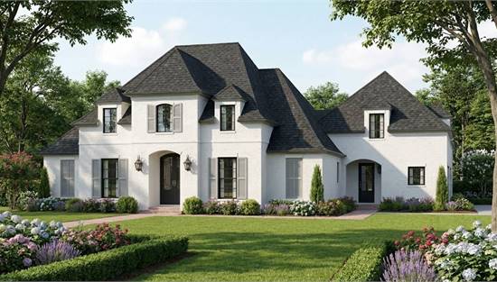 Charming French Country with Attached Garage