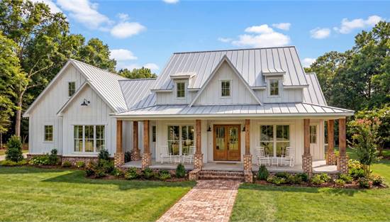 Stunning Modern Farmhouse with Covered Front Porch