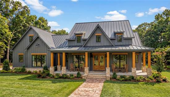 Stunning Modern Farmhouse with Covered Front Porch