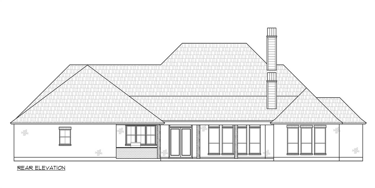 Open Living French Country Style House Plan 1262 Point Coupee 1262