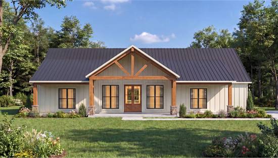 Astonishing Modern Farmhouse with Attached Garage