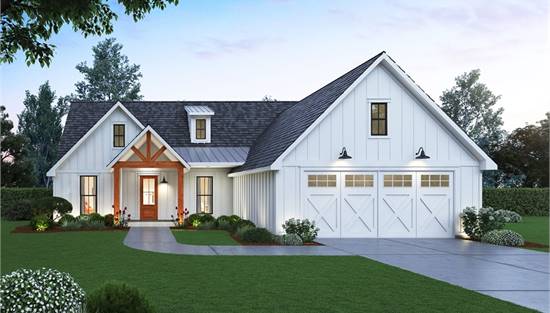 image of empty nester house plan 1732