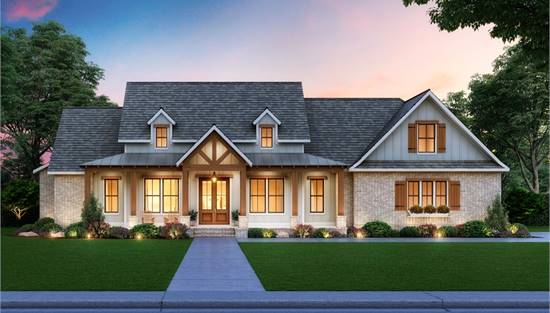 image of ranch house plan 4318