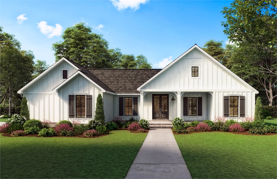 Adorable Modern Farmhouse Style House Plan 8581 The Spruce Pine 8581