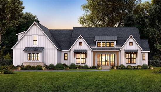 Front Exterior in White