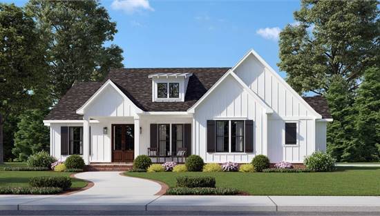 image of afforable modern farmhouse plan 9120