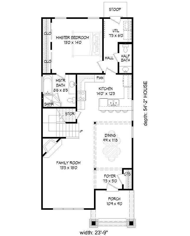 9740 3 Bedrooms And 2 Baths The House Designers
