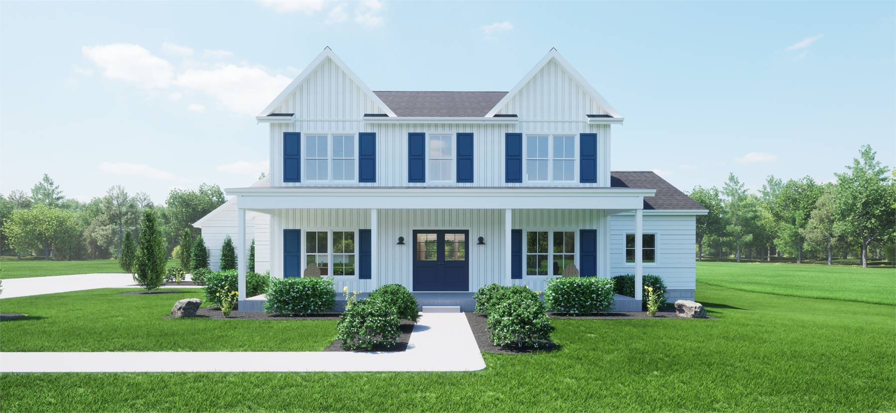 Charming Modern Farmhouse with Attached Garage