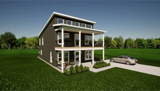 Stylish Country with Covered Porch