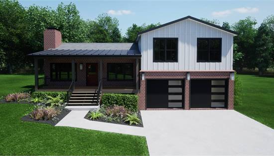 Stylish Country with Attached Garage