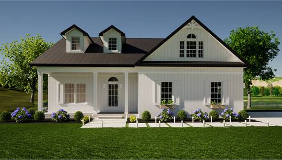 Stylish Farmhouse with Attached Garage