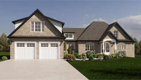 Charming French Country with Attached Garage