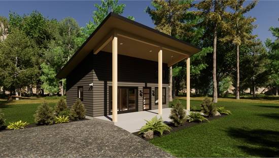 Charming Contemporary with Front Porch