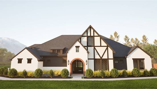 Stylish European with Attached Garage