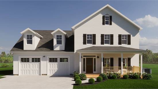 Stylish Country with Attached Garage