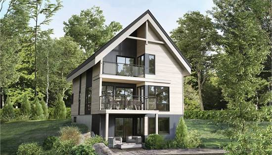 Three Levels of Outdoor Spaces to Enjoy the Views