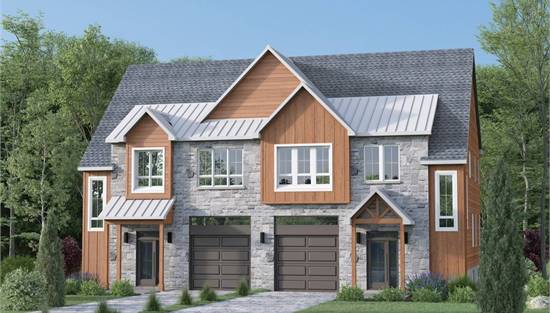 Two Story Contemporary Duplex