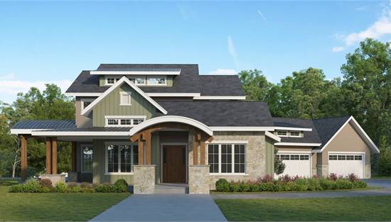 Stylish Craftsman with Attached Garage