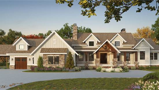 Stylish Craftsman with Attached Garage