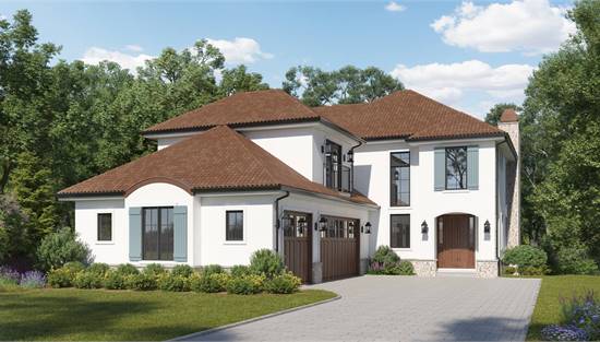 Stylish European with Attached Garage