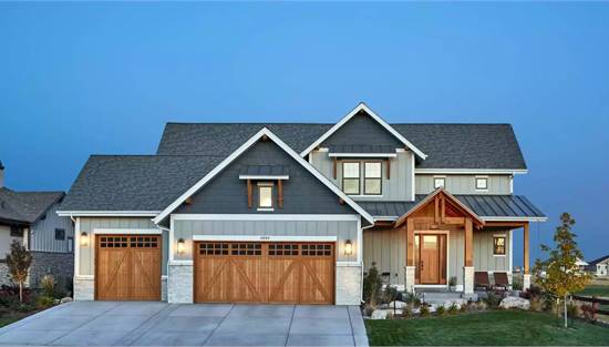 Stylish Farmhouse with Attached Garage