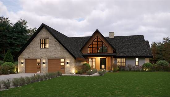Astonishing Craftsman with Attached Garage