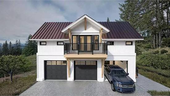 Charming Farmhouse with Drive-Under Garage