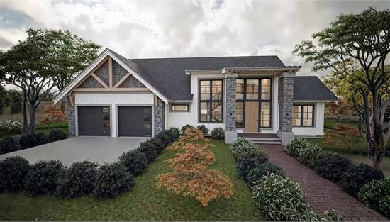 Timeless Contemporary with Attached Garage