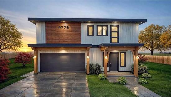 Stylish Contemporary with Attached Garage