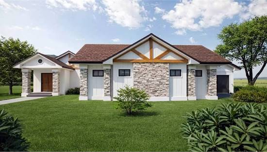 Stylish Transitional with Attached Garage