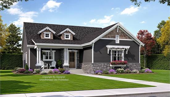 Beautiful Bungalow with Stone and Shingle Accents