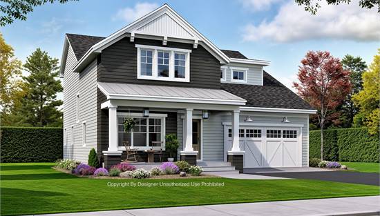 Craftsman Family Home with Private Office