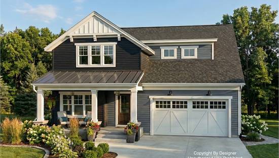 Craftsman Family Home with Private Office