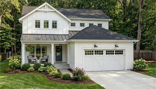 Family Farmhouse with 2 Car Garage