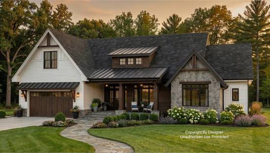 Gorgeous Farmhouse with Gabled Roof