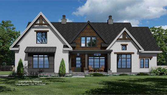 Stirking Modern Farmhouse with a Blended of Exterior Material