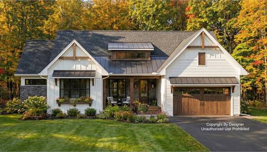 Stunning Farmhouse with Attached Garage