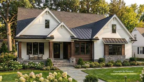 Stylish Farmhouse with Attached Garage