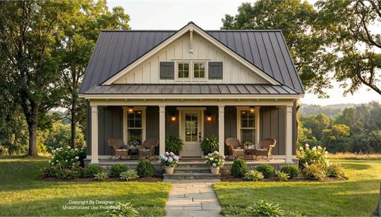 Dazzling Country with Front Porch