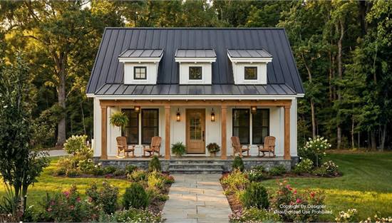 Charming Cabin with Front Covered Porch