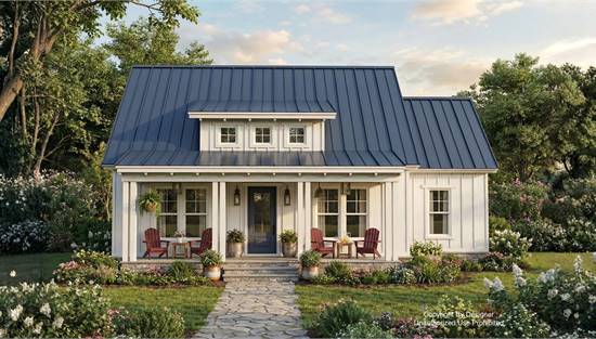 Stylish Country with Covered Porch