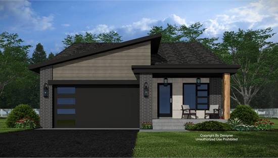 Charming Contemporary with Attached Garage