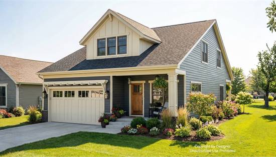 Stylish Farmhouse with Attached Garage