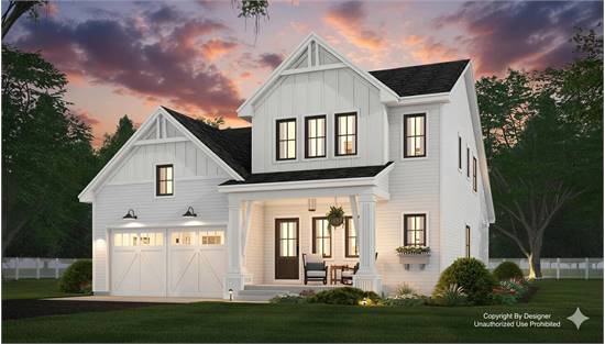 Charming Modern Farmhouse with Attached Garage
