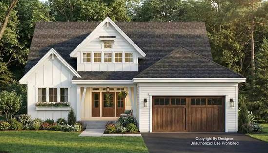 Stylish Farmhouse with Attached Garage