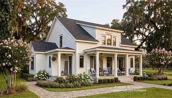 Stunning Farmhouse with Covered Front Porch