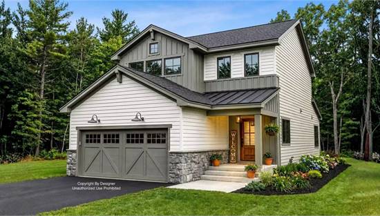 Stylish Farmhouse with Attached Garage