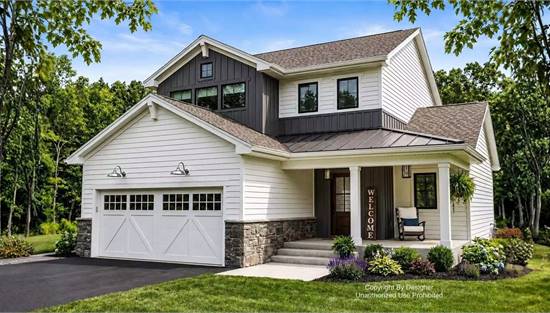 Astonishing Farmhouse with Attached Garage