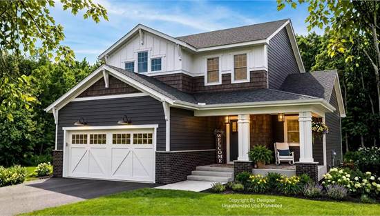 Astonishing Modern Farmhouse with Attached Garage